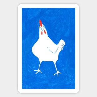 Surprised chicken Sticker